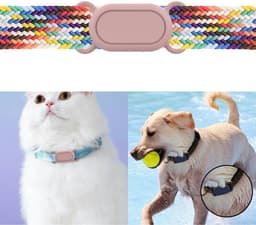 Siliconen hoesje geschikt voor Samsung Galaxy SmartTag 2 - Siliconen - Groen - Trackerhouder voor halsband - Tag hoesje - CHPN — thumbnail 4