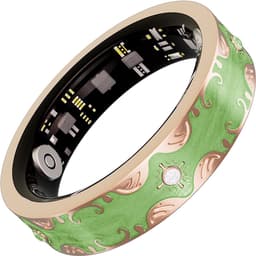 WizBay Premium Select® Bohemian Smart Ring - Mars Green - Hartslag, Slaap en Zuurstofmeting - Activiteitstracker - Maat 7 — thumbnail 3