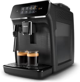 Philips 2200 Series - Espressomachine - 2 Soorten Koffie & Heet water - Melkopschuimer voor Cappuccino - Keramische molen - Volautomatisch - Zwart - Koffiemachine met bonen - EP2220/10 — thumbnail 1