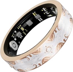 WizBay Premium Select® Bohemian Smart Ring - Pearl White - Hartslag, Slaap en Zuurstofmeting - Activiteitstracker - Maat 7 — thumbnail 3