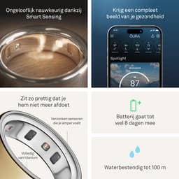 Oura Ring 4 - Size Before You Buy - Gold - Size 8 — thumbnail 4