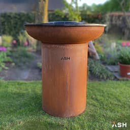 ASH - Aurora - XXL - Cortenstaal - Plancha barbecue met grillring - Buitenkoken - Plancha BBQ - Plancha Bakken - Roest- Grillring - Extra groot — thumbnail 1