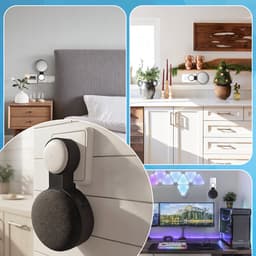 YONO Houder geschikt voor Google Nest Mini – Wall Mount – Zwart — thumbnail 2