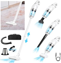 OKWISH Steelstofzuiger Stofzuiger 4-in-1 - Compact En Oplaadbaar Met Lange Accuduur En 350 ml Capaciteit - Geschikt Voor Huis En Auto - ABS - Zwart — thumbnail 1