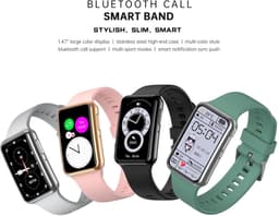 DrPhone Ai¹ Hydro Smartwatch – 1.47 inch TFT Touch Display – Bluetooth Bellen – Hartslag, Bloeddruk & SpO₂ Meter – IP67 Waterdicht - Zilver — thumbnail 5