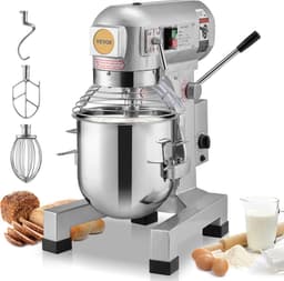 VEVOR Keukenmachine Standmixer 1100w Kneedmachine 28,5l Deegmixer Mixer Brood — thumbnail 1