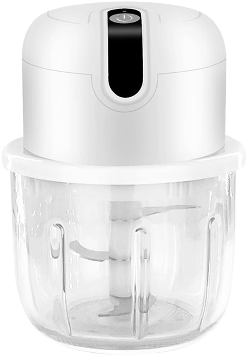 300 ml draadloze USB multifunctionele elektrische knoflookmolen/knoflookhakker/vleesmolen, Geschikt voor het hakken van paprika's, noten en vlees; keukenmachine Geschikt voor groenten, paprika's en vlees. — afbeelding 1