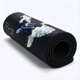 Grote Muismat 80x30 | Gaming Muismat | Zwart | XXL | Antislip | Desktop Mat | Computer Mat | Japans Koi — thumbnail 2