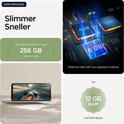 MOTOROLA Moto G06 - 4GB - 256 GB Groen — thumbnail 2