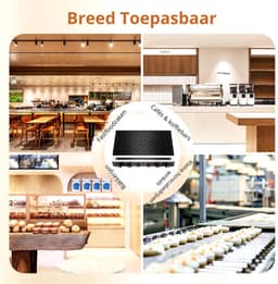 ElevateCommerce - Poffertjesmaker Elektrisch – Poffertjespan 50 stuks – Anti-aanbak – Instelbare Temperatuur – Professionele Mini Dutch Pancake Machine — thumbnail 5