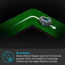 Slimme Robot Grasmaaier voor Middelgrote Tuinen tot 500 m² met Bluetooth Connectiviteit, Stil Geluid 57 dB, CorridorCut voor Strakke Hoeken, Automatisch Weer- en Terrainanpassing, Volledig Automatisch – — thumbnail 2