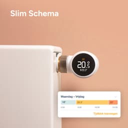tado° Slimme Radiatorknop X Bundel - Starterskit - Slimme Thermostaatknop - incl. Matter Bridge - 2 Radiatorknoppen - werkt met Google Home, Alexa & Apple Homekit - Zwart/Wit — thumbnail 4