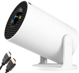 Quvo® Draagbare beamer - Beamer - Projector - Mini Beamer - Wit -10cm x 9cm x 16cm — thumbnail 1