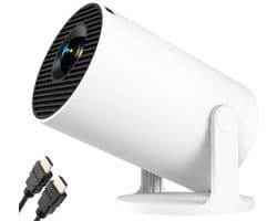Quvo® Draagbare beamer - Beamer - Projector - Mini Beamer - Wit -10cm x 9cm x 16cm