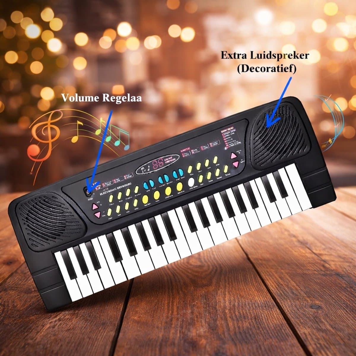 OodBlue Piano Keyboard - 37 Toetsen - Draagbaar & Multifunctioneel - Voor Kinderen — afbeelding 1