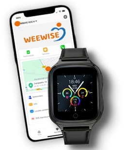 Weewise WS9 - GPS Horloge Senior - Smartwatch voor Ouderen - Persoonlijke alarmen - alarm horloge ouderen - GPS Horloge Alzheimer - Valdetectie — thumbnail 1
