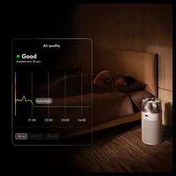 Dyson HushJet Purifier Compact - Luchtreiniger - Wit — thumbnail 3