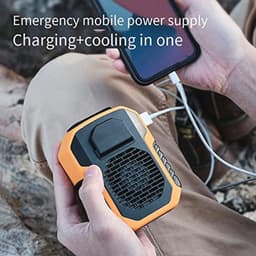 Draagbare Tailleclip Ventilator - USB Oplaadbaar, Mini Halsventilator voor T-shirts en Jassen — thumbnail 3