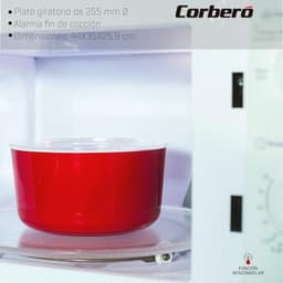 Magnetron met Vrije Installatie - 20 L, 700 W, 5 Standen, Mechanische Bediening — thumbnail 4
