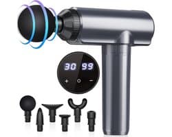 White-Label® Massage Gun Professioneel - Massage Apparaat - Theragun - Grijs