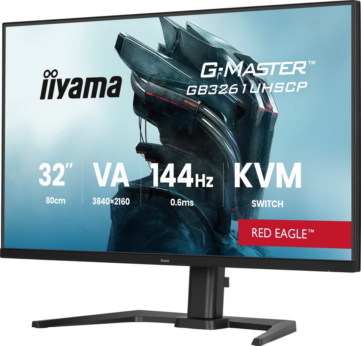 iiyama G-Master Red Eagle GB3261UHSCP-B1 31.5'' 4K UHD gaming monitor — afbeelding 1