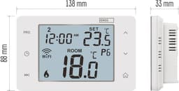 Slimme kamerthermostaat met WiFi en app voor verwarmings- en koelsystemen — thumbnail 2