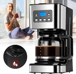 Filterkoffiezetapparaat - Koffiezetapparaat - 950W & Timer & Warmhoudfunctie - 1.5L Capaciteit - Antidruppelsysteem - Voor Huis & Kantoor — thumbnail 3