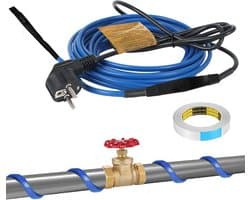 Zelfregulerende Verwarmingskabel met Thermostaat voor Vorstbescherming Leidingen en Goten