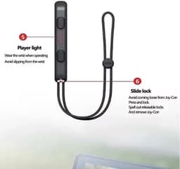 Polsbanden voor Joy-Con – Compatibel met Nintendo Switch / Switch OLED / Switch Lite – 2 Stuks — thumbnail 5