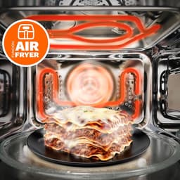 Magnetron met Grill en Airfryer Functie, 28 Liter, 5 Vermogensniveaus — thumbnail 4