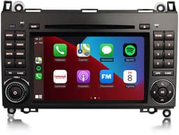 Carplay autoradio voor Mercedes Vito Viano Sprinter | 2004 t/m 2018 | Android 14 | Draadloos Apple Carplay & Android Auto | 4GB + 64GB | 8-Core processor | Cartronix | 2025 model |2003 2004 2005 2006 2007 2008 | Bluetooth & Wifi — thumbnail 1