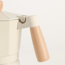CREATE - Italiaanse koffiezetter - Gebroken wit - Zonder inductieadapter - 9 kopjes / 450ml - THERA MOKA RETRO — thumbnail 5