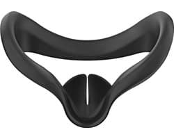 KELERINO. Cover geschikt voor Oculus Quest 2 VR - Silicone - Zwart - VR accessoires