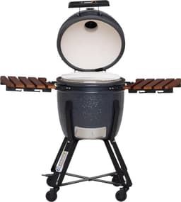 Mustang Kamado M 18 inch  - Ø 38 cm - Met glasvezelafdichting - 68.5 kg - Houtskool - Kleur grijs — thumbnail 5