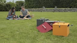 Tepro Chill&Grill Charcoal Grill "Cube" antraciet — thumbnail 3