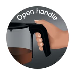 Braun PurEase, Koffiezetapparaat, KF3120BK, Zwart — thumbnail 4