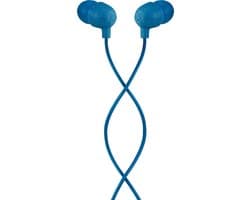House of Marley Little Bird Bedrade Oortjes - Oordopjes met Draad - 3,5 m AUX - Microfoon - 1knopsbediening - Blauw