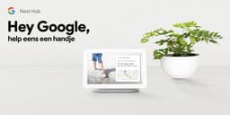 Google Nest Hub - Smart Speaker met scherm - Grijs — thumbnail 4