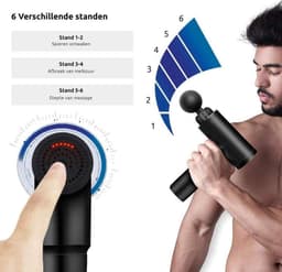 Massage gun - Draadloos - Spierherstel en Relax massage — thumbnail 2