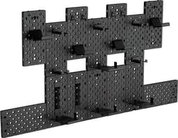 VDD Gaming - Pegboard voor controllers - Controller houder - Metaal - Zwart - 115 x 64 cm — thumbnail 3