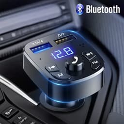 Draadloze FM Transmitter & auto lader - USB Oplader - Sigaretten Aansteker-Bluetooth Carkit - Handsfree Bellen — thumbnail 3