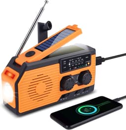 Noodradio – Solar Emergency Radio – Kamperen Outdoor Survival Radio – Powerbank – Zaklamp – Zonne Energie — thumbnail 1