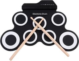 Elektrisch Drumstel - Drumset - Digitaal Drumstel - Drumpad - Drumstel met Drumstokken en Voetpedalen - Drumstel Voor Volwassenen — thumbnail 1