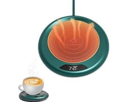 Koffieverwarmer bekerwarmer met 3 temperatuurinstellingen, automatische uitschakeling en bureaudesign – Voor kantoor en thuis, ideaal voor koffie, thee of melk.