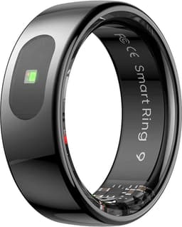 WizBay Premium Select® Smart Ring Dark Grey - Maat 10 - Smart Ring met Hartslag, Slaap, Zuurstof - Multi Sport Modi — thumbnail 1