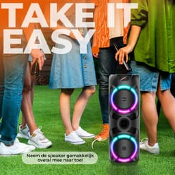Denver Bluetooth Speaker Party box - Discolichten - Partybox - Incl. Draadloze Microfoon & Afstandsbediening - BPS459 — thumbnail 4