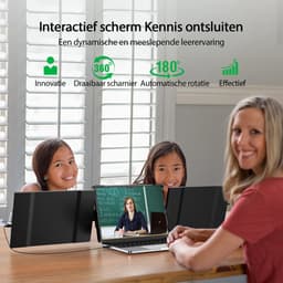 UPERFECT Portable Monitor Dual Screen G12 14" 2K Draagbare monitor| 100% sRGB | 180° Auto-Rotatie | Dual Mini HDMI/USB-C | Anti-verblindend IPS — thumbnail 2