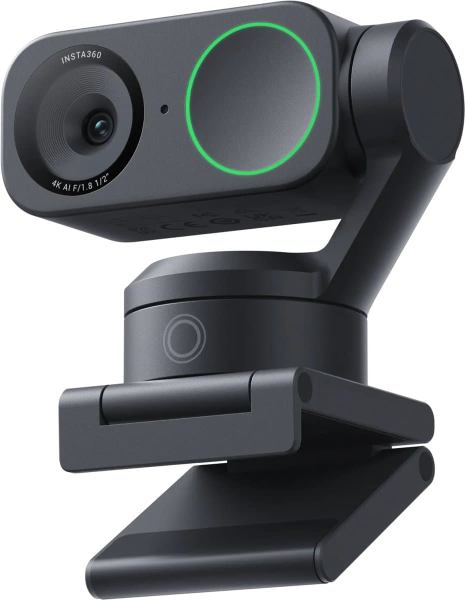 Insta360 – Link 2 - 4K Webcam - Black - AI Tracking — afbeelding 1