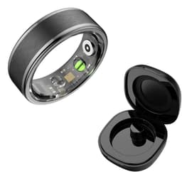 DrPhone RingSense V3 – Smart Ring - Europese ringmaat 59 - 5ATM Waterdicht – Slaapmonitor – Hartslagmeter - SpO2 + Case - Zwart — thumbnail 1