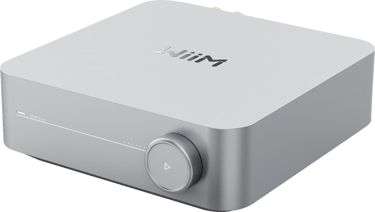Wiim Amp zilver versterker met Audio Streamer — afbeelding 1